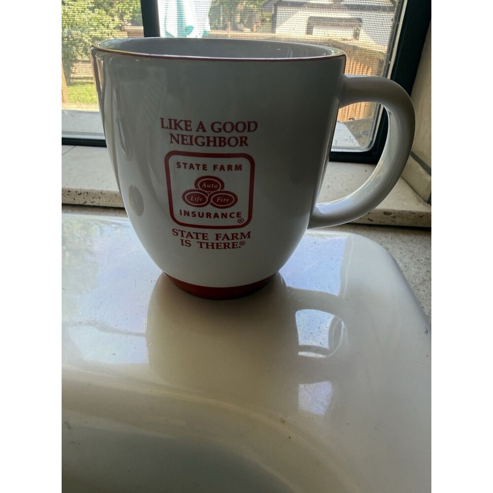 State Farm Insurance, Like A Good Neighbor State Farm Is There Coffee Mug Red